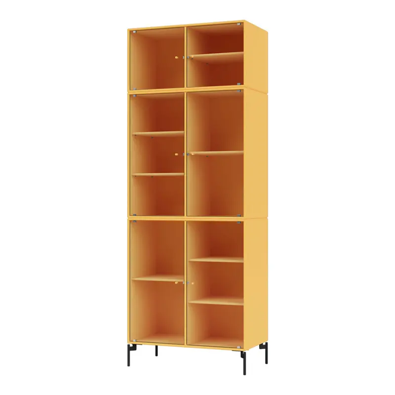 Ripple Iv Glass-Front Vitrine Cabinet On Legs 1