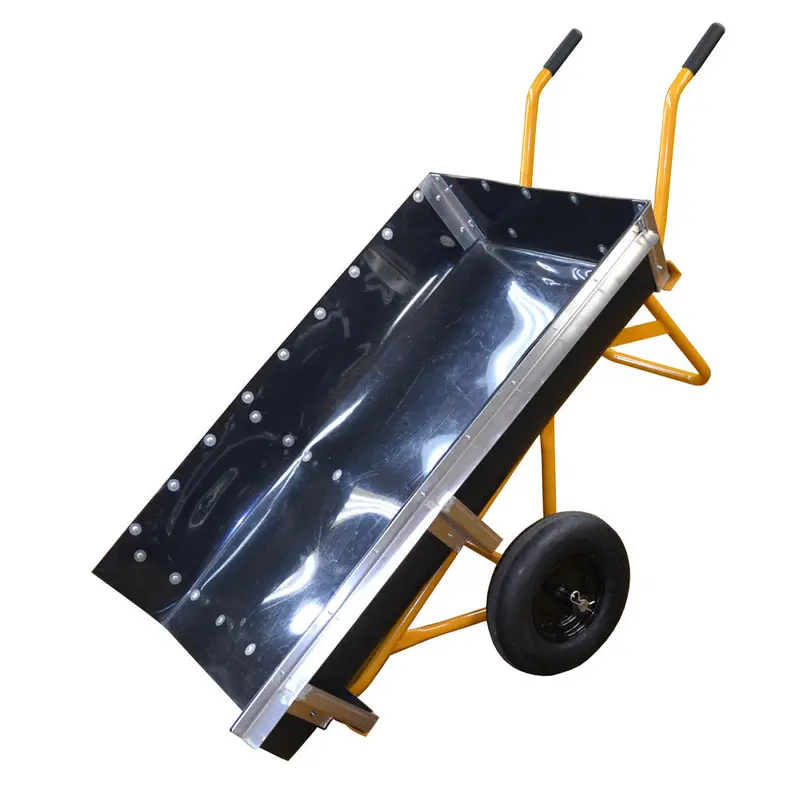 Roofmaster 2-Wheel Dump Tray Cart – Non-Flat 4" X 8" Wheels 1