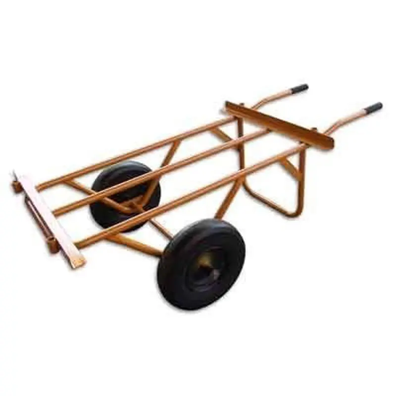 Roofmaster Heavy-Duty 2-Wheel Material Cart – 4" X 8" Pneumatic Wheels 1