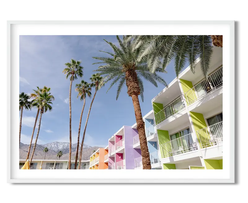 Saguaro Cactus Landscape Art Print 1