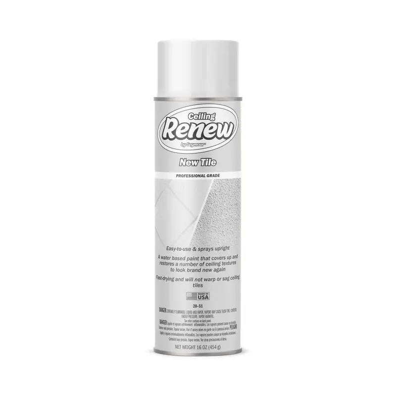 Seymour Ceiling Tile Refinishing Spray Paint – 12-Can Case 1