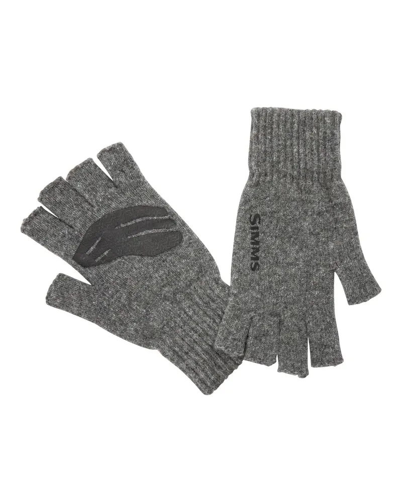 Simms Wool Half-Finger Fishing Gloves For Breathable Dexterity 1