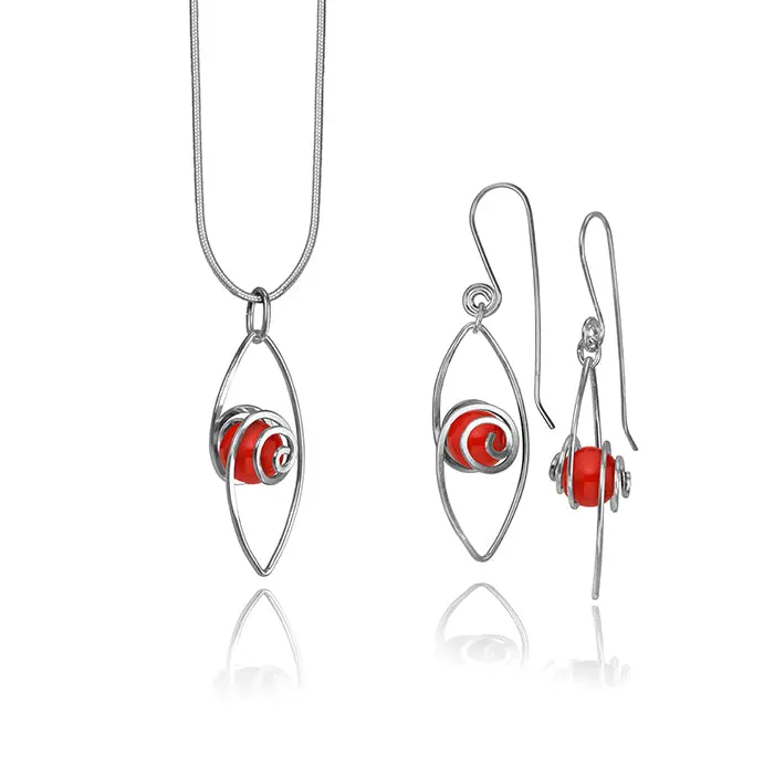 Spiral Into Leaf Large Jewelry Set 1