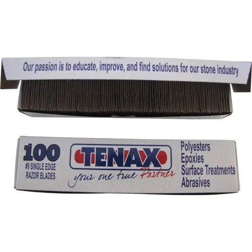 Tenax #9 Precision Razor Blades – 100-Blade Box For Detail Work 1