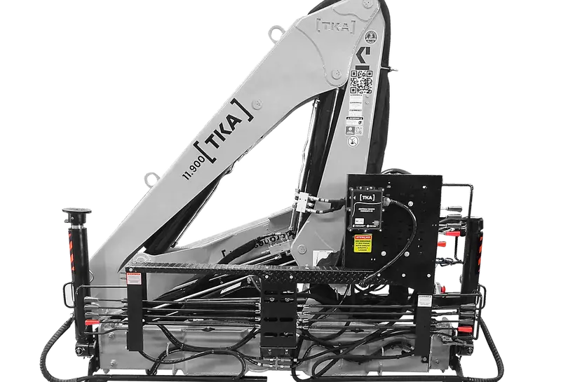 Tka 11.900 C 3-Section Hydraulic Knuckle Boom Crane 1