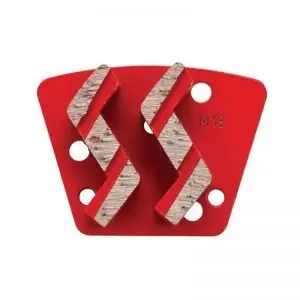 Trapezoid Bolt-On Diamond Segments – Double S (Ripper) Profile For Fast Material Removal 1