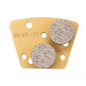 Trapezoid Bolt-On Double Round Diamond Segments – Ultra-Soft Bond 1