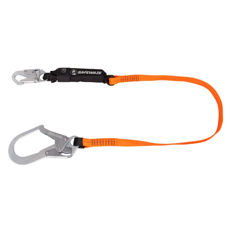 V-Line 6-Foot Energy Absorbing Lanyard With Rebar Hook 1