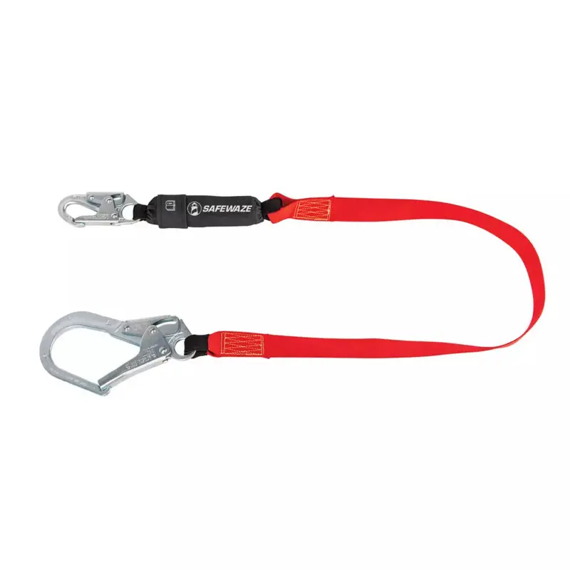 Welding-Specific 6-Foot Energy-Absorbing Lanyard With Rebar Hook 1