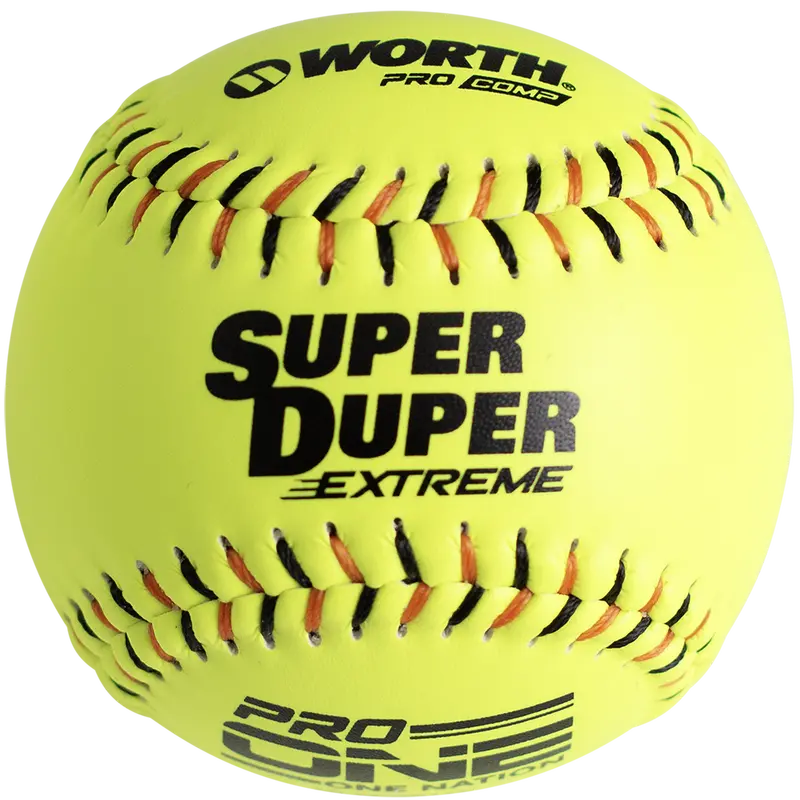 Worth One Nation Super Duper Extreme 12-Inch 44/375 Composite Slowpitch Softballs – Limited Edition (Mlsdob12C) 1