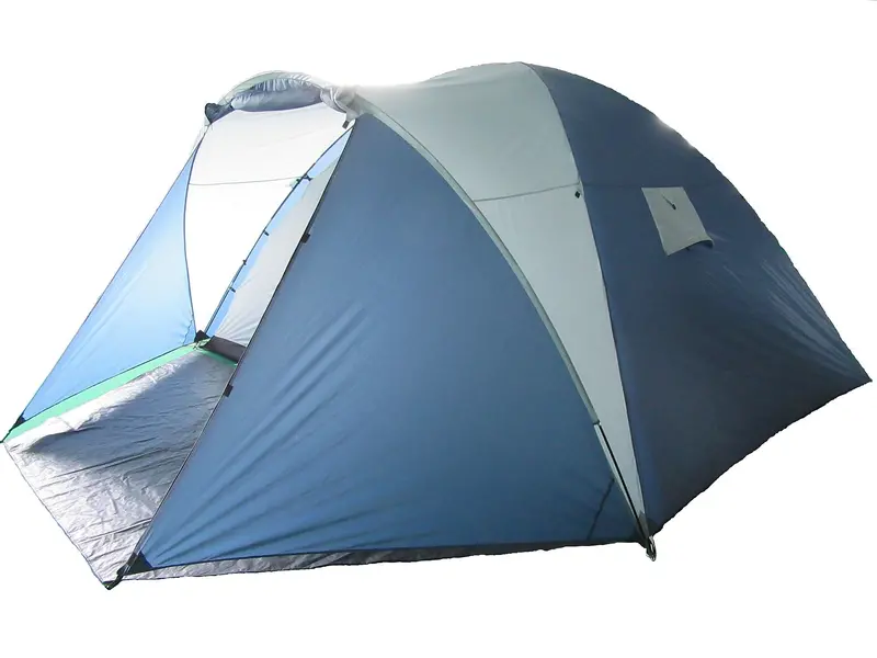 Yanes Oasis 6-Person Recreational Tent – Aluminum Poles | Dark Grey & Light Blue 1