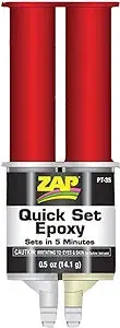 Zap Quick Set Epoxy – Rapid-Cure Two-Part Adhesive For Fly Assembly 1